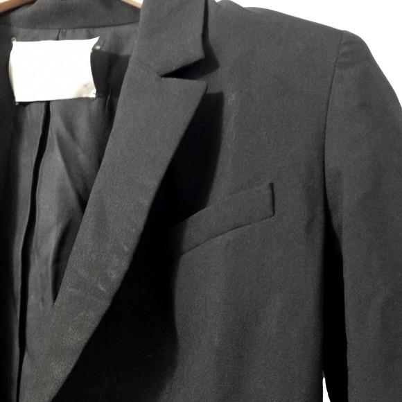 A.L.C. Black Lightweight Wool Mohair Silk Blend Suiting Blazer Size 2 EUC - Picture 3 of 6